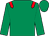 emerald Green, Red epaulettes (S A Aga Khan)