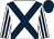 White, dark blue cross belts, striped sleeves, dark blue cap (Mr J Corsan)