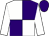Purple & white quartered, white sleeves, purple cap (Hibo Syndicate)