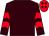 Brown, red chevrons on sleeves, red cap, brown diamonds (Andrew Mahon)