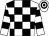 White & black check, hooped sleeves & cap (G Kyne)