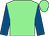 Light green, royal blue sleeves, light green cap (Brendan A Murphy)