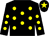 Black, yellow spots, yellow star on cap (Thomas O'Doherty)
