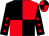 Red & black quartered, black sleeves, red stars, black & red quartered cap (Denis Moore)
