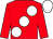 RED, large WHITE spots, WHITE cap (Sohi & Sohi)