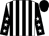 White and black stripes, black sleeves, white stars, black cap (Mr Dan Maltby & Mr B Smart)