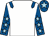 White, royal blue epaulets, royal blue sleeves, light blue stars, royal blue cap, light blue star (Mr David Ellis & Partner)