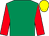 Emerald green, red sleeves, yellow cap (Mrs Marie McCartan)