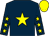 DARK BLUE, YELLOW star, DARK BLUE sleeves, YELLOW stars and cap (Lim's Stable)
