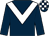 Dark blue, white chevron, check cap (Shushan Syndicate)