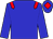 Big-blue body, red epaulettes, big-blue arms, big-blue cap, red diamond (James Covello)