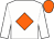 White, orange diamond, orange cap (Mr Stephen Robert Hodgkinson)