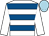 White & royal blue hoops, white sleeves, light blue cap (Paraic Ruth)
