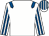 White, royal blue epaulets, striped sleeves and cap (Mr Mohamed Matar Al Mazrouei)