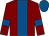 Maroon, royal blue stripe, armlets and cap (Fond Of A Drop Syndicate)