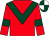 Red, dark green chevron and armlets, dark green and white quartered cap (Mr J Hay & Mr F Steele)
