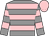 Grey & pink hoops, pink cap (Scobie Wan Kenobi Racing Club)