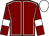 Maroon, white seams, white armlet, white cap (Forever Never Syndicate)