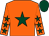 Orange, dark green star, orange sleeves, dark green stars and cap (Spp Racing)