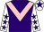 Purple, pink chevron, white sleeves, purple stars, white cap, purple star (Lewis Ryan & Gordon Bulloch)