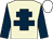 Beige, dark blue cross of lorraine & sleeves, white cap (Newtown Anner Stud Farm Ltd)