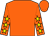 Orange, yellow stars on sleeves (Max Europe Limited)