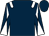 Dark blue, white epaulets, diabolo on sleeves (Mrs Barbara Hothersall)