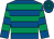 Royal blue, emerald green hoops (Greens & Blues Syndicate)