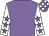 Mauve, white sleeves, mauve stars, mauve and white check cap (Gareth Davis And John Wainwright)