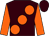 Brown, large orange spots and sleeves (Mr Mohamed Rashid Hamdan Al Saadi)
