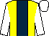 Yellow, dark blue stripe, white sleeves and cap (Highbank Stud)