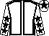 White, black seams, white sleeves, black stars, white cap, black star (Nick Bradley Racing 2 & Mrs E Burke)