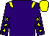 Purple, yellow epaulets, purple sleeves, yellow stars and cap (Peter Jeffers & Howard Thompson)