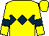 Yellow, dark blue triple diamond and armlets (Mr Steve Ryan & Mr M J Tedham)