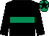 Black, emerald green hoop, black sleeves, emerald green cap, black star (Smigeal Partnership)