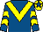 Royal blue, yellow chevron, yellow chevrons on sleeves, yellow cap, royal blue star (Richard McNally & Leo Walsh & John M Collins & L Murrin)