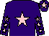 Purple, pink star, pink stars on sleeves, pink star on cap (Knockenduff Stud)