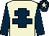 Beige, dark blue cross of lorraine & sleeves, dark blue cap, beige star (Newtown Anner Stud Farm Ltd)