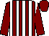 Maroon & white stripes, maroon sleeves & cap (Micheal O Bhleithin)