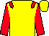 Yellow, red epaulettes & sleeves, yellow cap (Anamoine Limited)