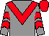 Grey, red chevron, red chevrons on sleeves, red cap (Gerard A Sheridan)