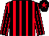 Red & black stripes, black cap, red star (Derek Molloy)