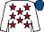White, red stars, white slvs, royal blue cap (Unidentified Partnership)