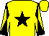 Yellow, black star, diabolo on sleeves (Mr Saeed Bin Mohammed Al Qassimi)