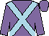Mauve, light blue cross belts (Farleigh Racing)
