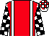 Red, white braces, white and black check sleeves, white and red check cap (Mr Abdullatif M Al-abdulrazzaq)