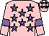 Pink, mauve stars and armlets (Mr Mel Mathias)