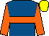 Royal blue, orange hoop and sleeves, yellow cap (Mr G Chambers)