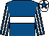 Royal blue, white hoop, striped sleeves, white cap, royal blue star (King Power Racing Co Ltd)