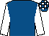 Royal blue, white sleeves, royal blue and white check cap (Miss S Sharp)